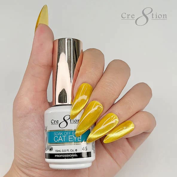 Cre8tion Cat Eye Soak Off Gel 0.5oz 45 - OceanNailSupply