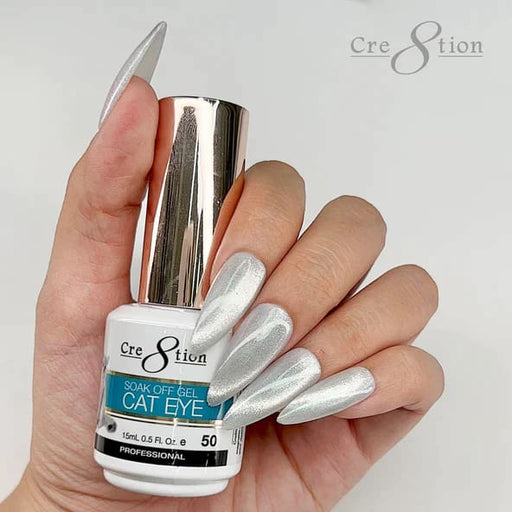 Cre8tion Cat Eye Soak Off Gel 0.5oz 50 - OceanNailSupply