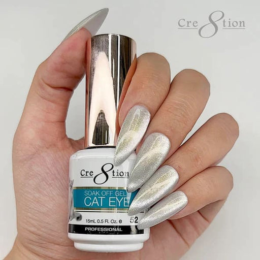 Cre8tion Cat Eye Soak Off Gel 0.5oz 52 - OceanNailSupply