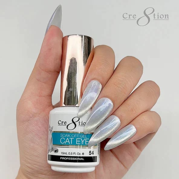 Cre8tion Cat Eye Soak Off Gel 0.5oz 54 - OceanNailSupply