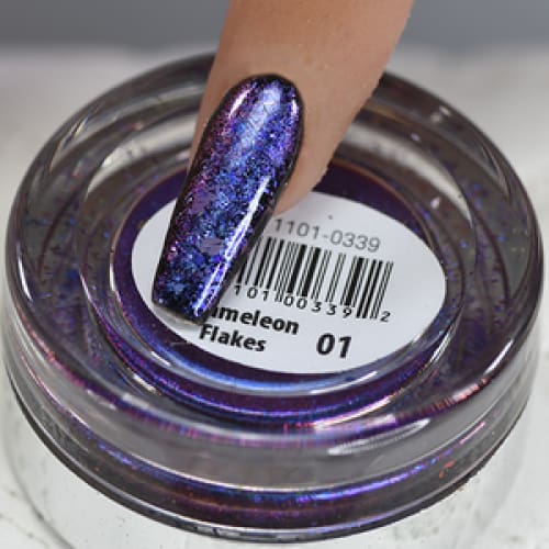 Cre8tion Chameleon Flakes Nail Art Effect 0.5g 01 - OceanNailSupply