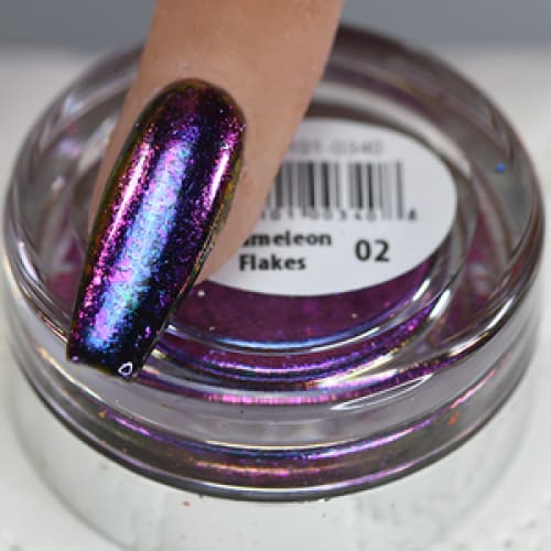 Cre8tion Chameleon Flakes Nail Art Effect 0.5g 02 - OceanNailSupply