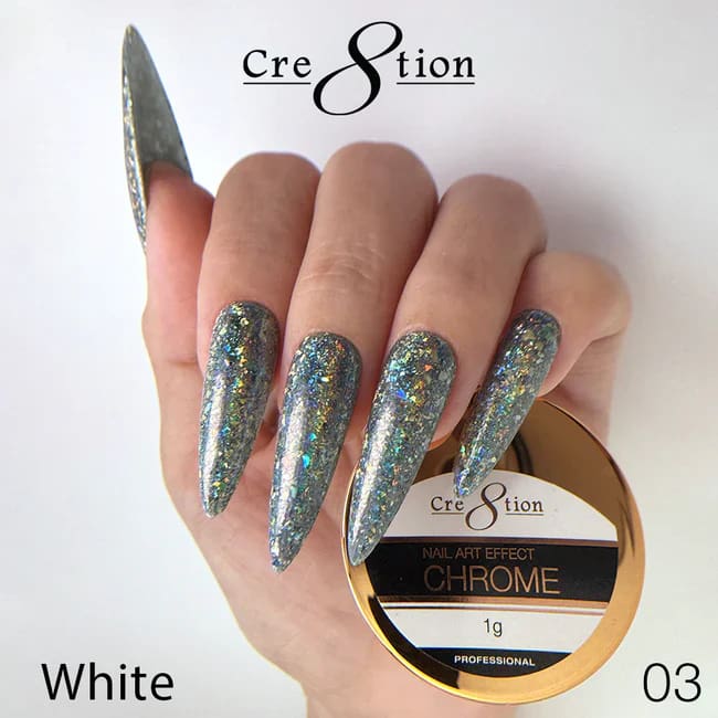 Cre8tion Chrome Nail Art Effect 1g - 03 Galaxy Holo - OceanNailSupply