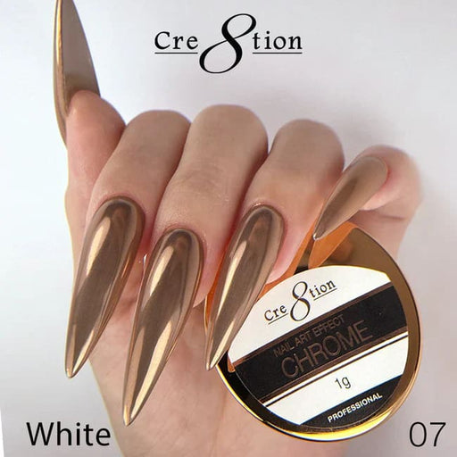 Cre8tion Chrome Nail Art Effect 1g - 07 Dark Gold - OceanNailSupply