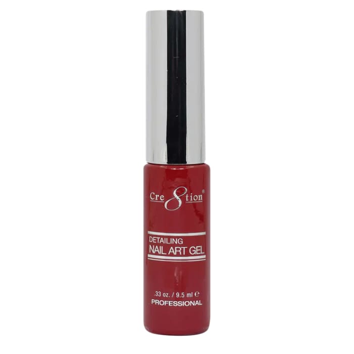 Cre8tion Detailing Nail Art Gel 0.33oz 03 Red - OceanNailSupply