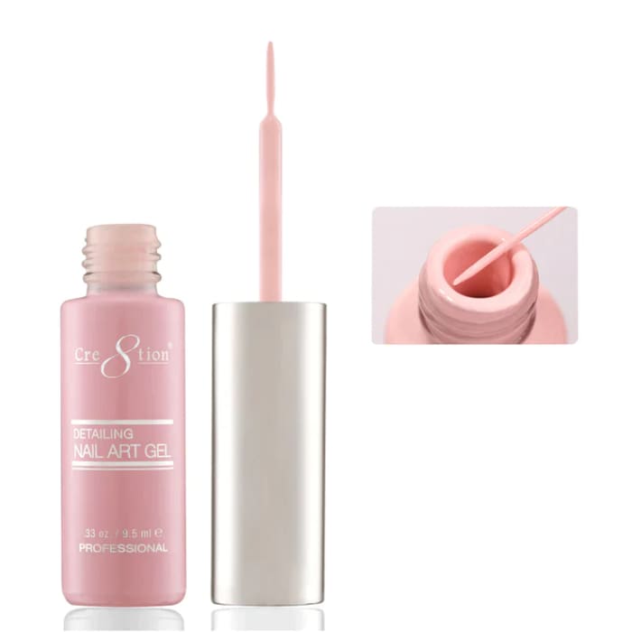 Cre8tion Detailing Nail Art Gel 0.33oz 20 Peach - OceanNailSupply