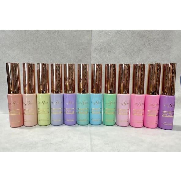 Cre8tion Detailing Nail Art Gel - Full set 72 colors w/ 12 Top Diamond 0.5oz & 1 Detailing Gel Holder - OceanNailSupply