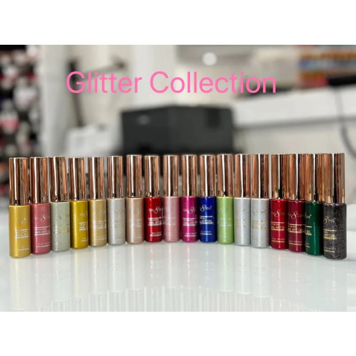 Cre8tion Detailing Nail Art Gel - Glitter Collection — OceanNailSupply