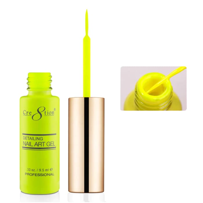 Cre8tion Detailing Nail Art Gel - Neon Collection OceanNailSupply