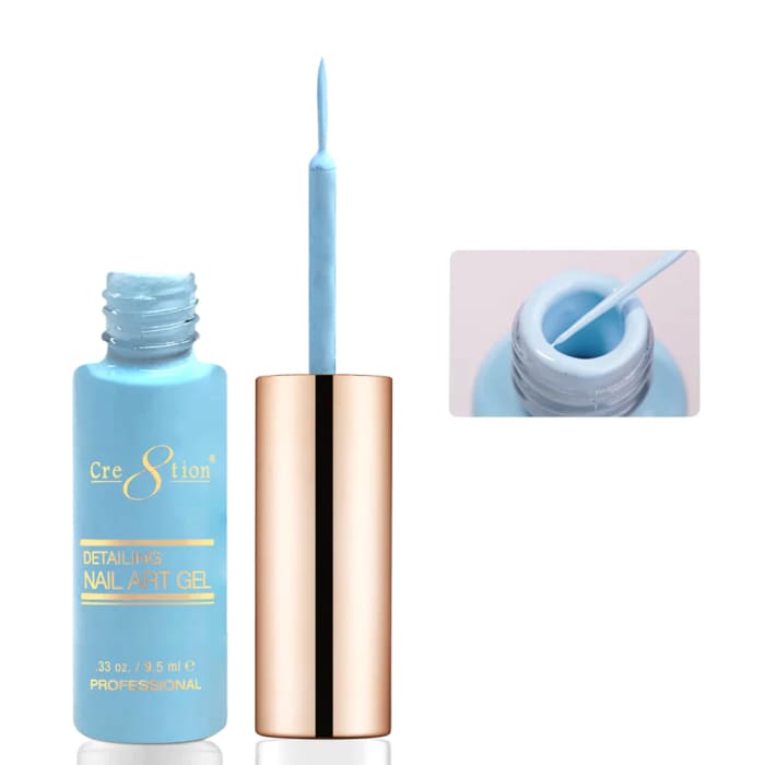 Cre8tion Detailing Nail Art Gel - Pastel Collection OceanNailSupply