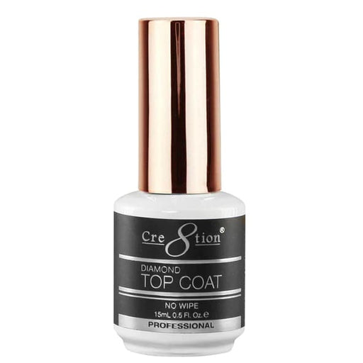 Cre8tion Diamond Soak Off Gel No wipe top coat 0.5oz - OceanNailSupply