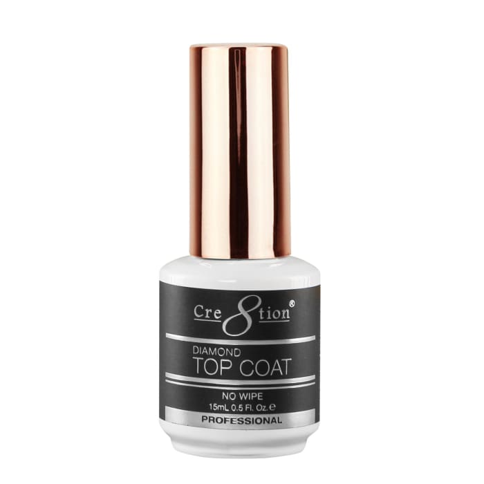 Cre8tion Diamond Top Coat (No Wipe) - OceanNailSupply