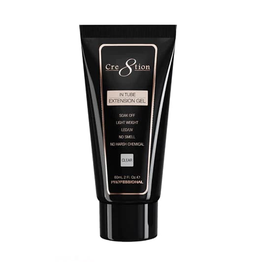 Cre8tion Extension Gel In Tube 2oz - Clear — OceanNailSupply