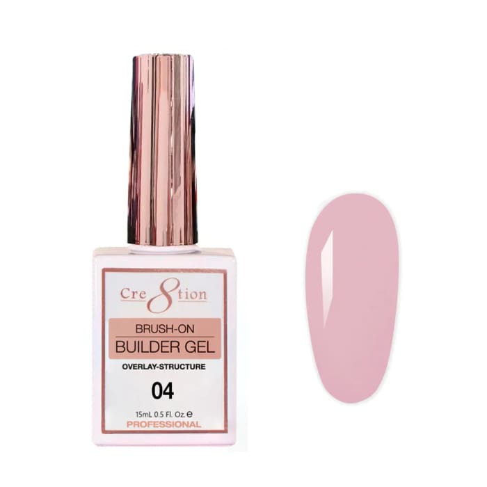 Cre8tion Gel Overlay/ Brush on Builder 0.5oz 04 - OceanNailSupply