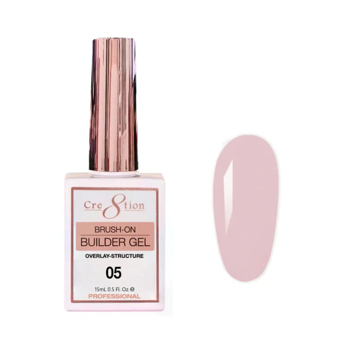 Cre8tion Gel Overlay/ Brush on Builder 0.5oz 05 - OceanNailSupply