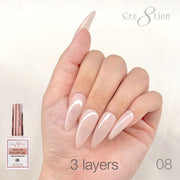 Cre8tion Gel Overlay/ Brush on Builder 0.5oz 08 - OceanNailSupply