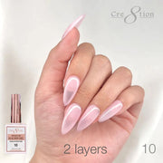 Cre8tion Gel Overlay/ Brush on Builder 0.5oz 10 - OceanNailSupply
