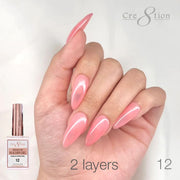 Cre8tion Gel Overlay/ Brush on Builder 0.5oz 12 - OceanNailSupply