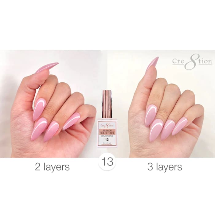 Cre8tion Gel Overlay/ Brush on Builder 0.5oz 13 - OceanNailSupply