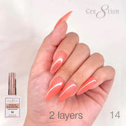 Cre8tion Gel Overlay/ Brush on Builder 0.5oz 14 - OceanNailSupply