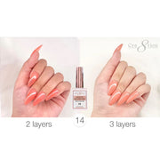 Cre8tion Gel Overlay/ Brush on Builder 0.5oz 14 - OceanNailSupply