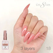 Cre8tion Gel Overlay/ Brush on Builder 0.5oz 18 - OceanNailSupply