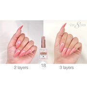 Cre8tion Gel Overlay/ Brush on Builder 0.5oz 18 - OceanNailSupply