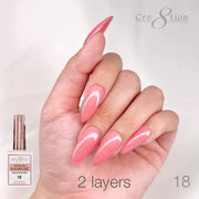 Cre8tion Gel Overlay/ Brush on Builder 0.5oz 18 - OceanNailSupply