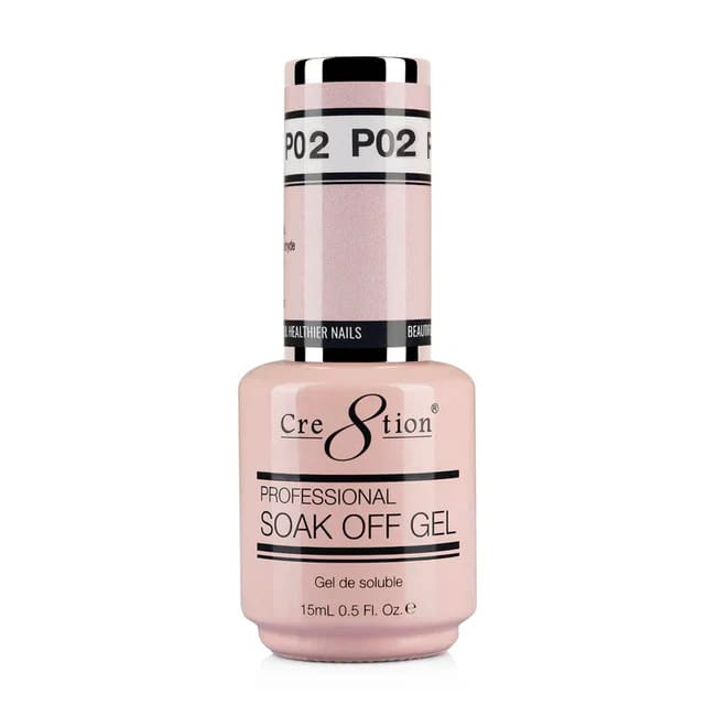 Cre8tion Gel P02 Sweet Pink French Collection 0.5oz OceanNailSupply