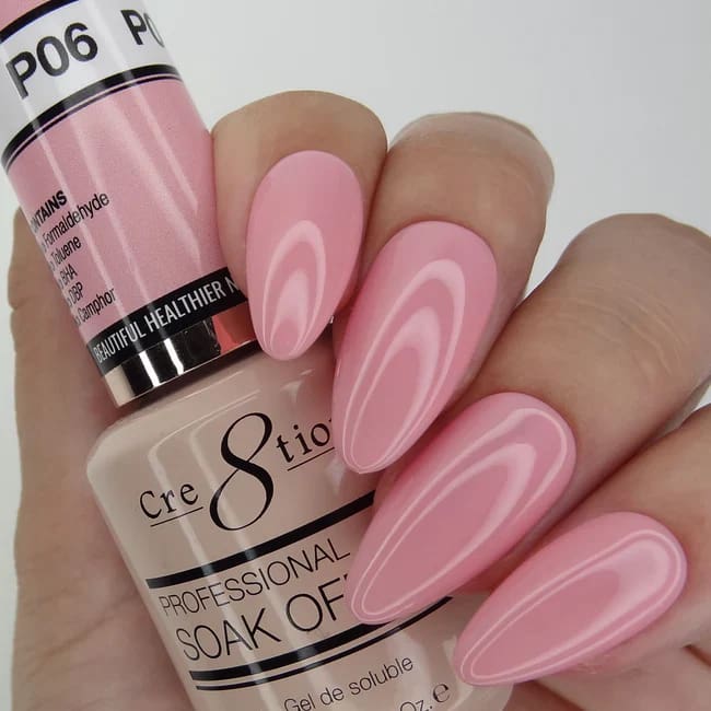 Cre8tion Gel P06 It’s a Girl Pink French Collection 0.5oz OceanNailSupply