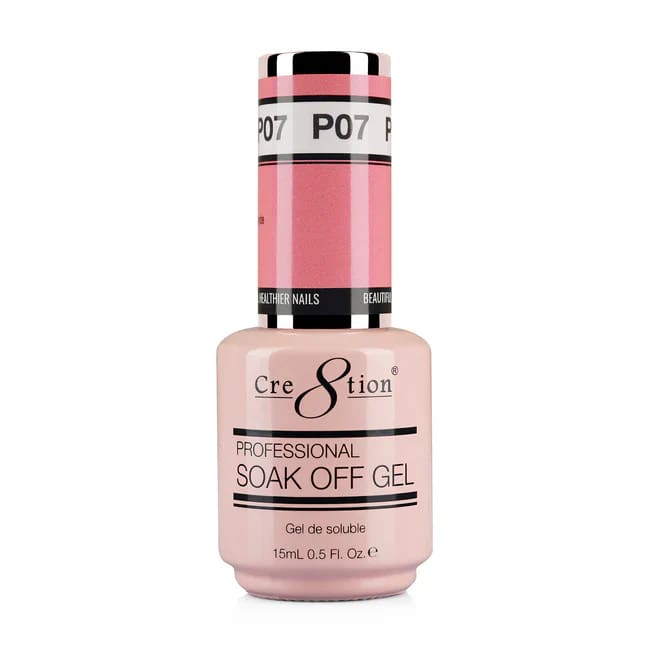 Cre8tion Gel P07 Pink French Collection 0.5oz OceanNailSupply