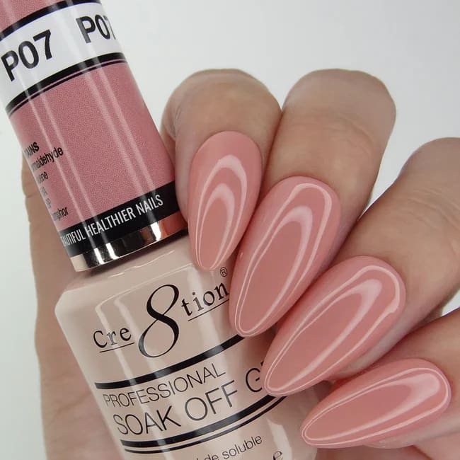 Cre8tion Gel P07 Pink French Collection 0.5oz OceanNailSupply