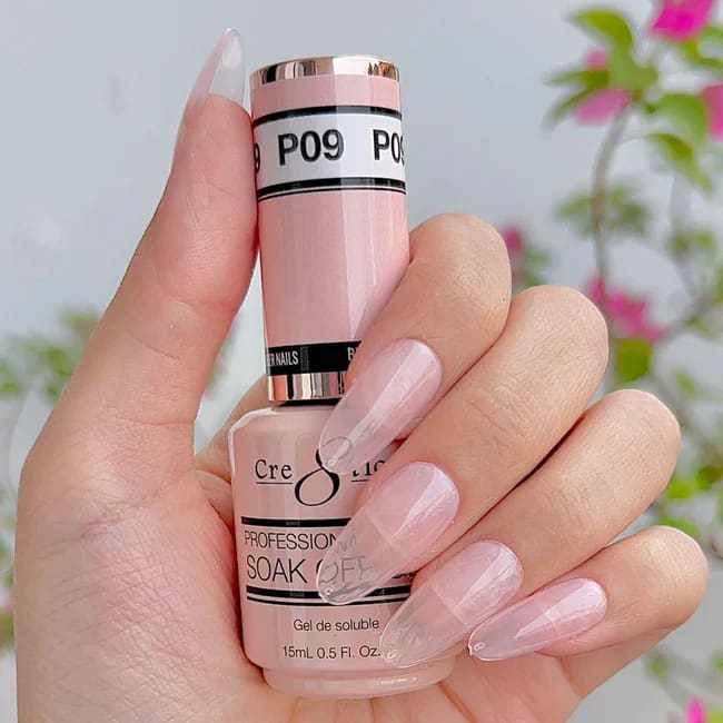 Cre8tion Gel P09 Pink French Collection 0.5oz OceanNailSupply