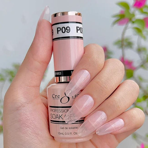 Cre8tion Gel P09 Pink French Collection 0.5oz OceanNailSupply