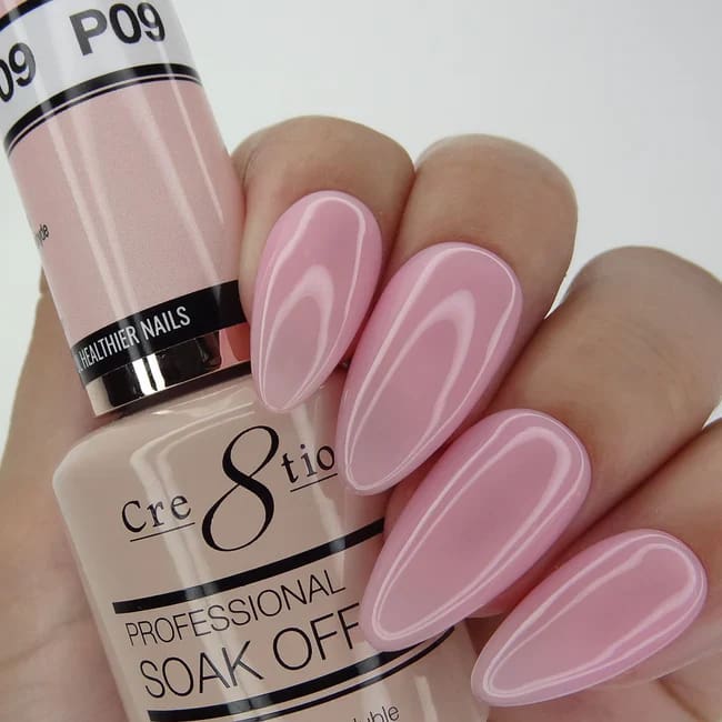 Cre8tion Gel P09 Pink French Collection 0.5oz OceanNailSupply