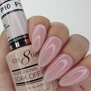 Cre8tion Gel P10 Pink French Collection 0.5oz OceanNailSupply