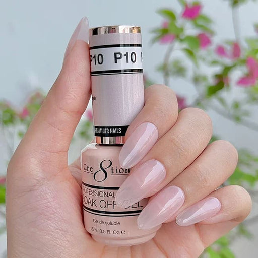 Cre8tion Gel P10 Pink French Collection 0.5oz OceanNailSupply