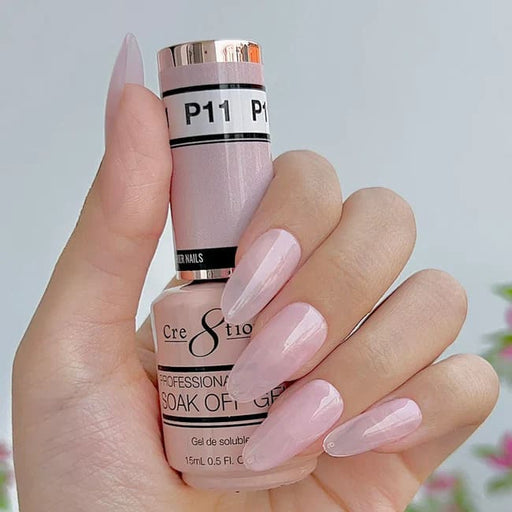 Cre8tion Gel P11 Neutral Nude French Collection 0.5oz OceanNailSupply