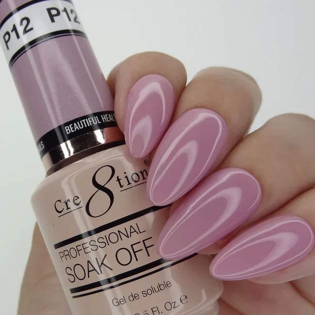 Cre8tion Gel P12 Peach Nude French Collection 0.5oz OceanNailSupply
