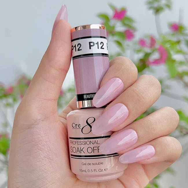 Cre8tion Gel P12 Peach Nude French Collection 0.5oz OceanNailSupply