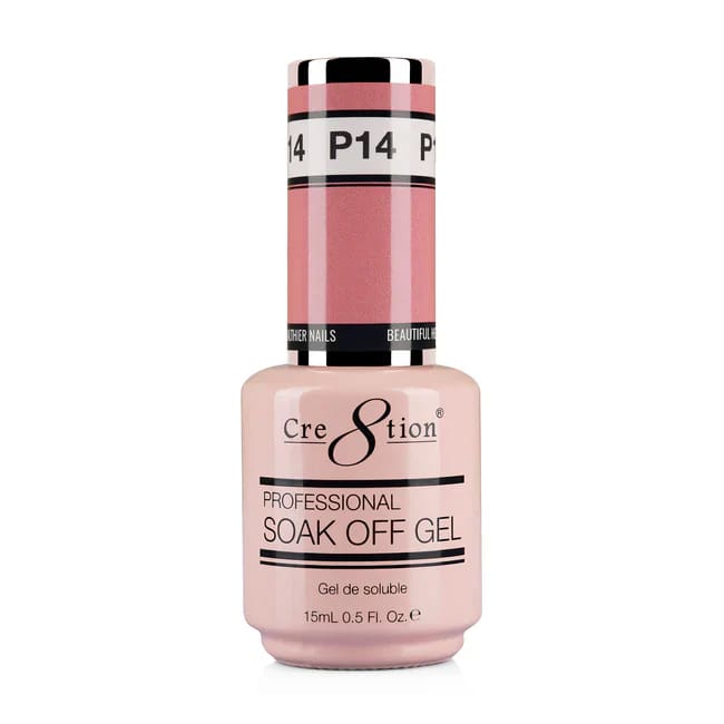 Cre8tion Gel P14 Pink French Collection 0.5oz OceanNailSupply