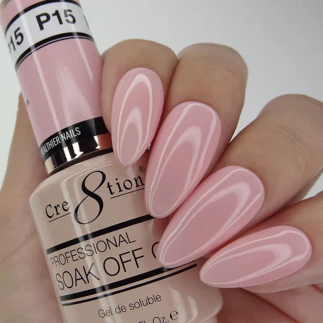 Cre8tion Gel P15 Pink French Collection 0.5oz OceanNailSupply