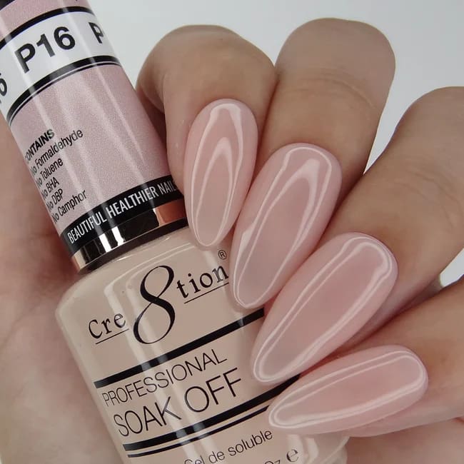 Cre8tion Gel P16 Pink French Collection 0.5oz OceanNailSupply