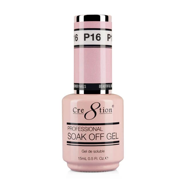 Cre8tion Gel P16 Pink French Collection 0.5oz OceanNailSupply