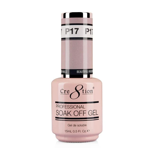 Cre8tion Gel P17 Pink French Collection 0.5oz OceanNailSupply