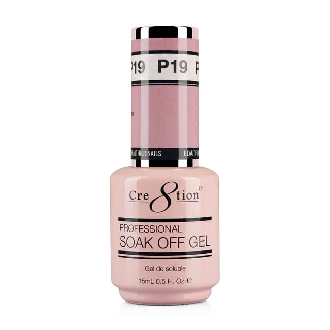 Cre8tion Gel P19 Pink French Collection 0.5oz OceanNailSupply