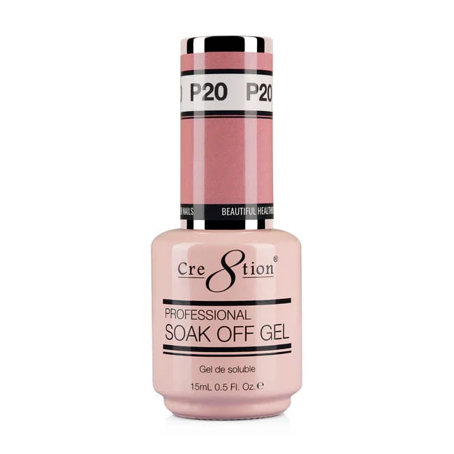 Cre8tion Gel P20 Pink French Collection 0.5oz OceanNailSupply