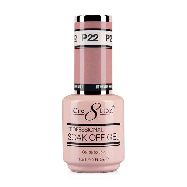 Cre8tion Gel P22 Pink French Collection 0.5oz OceanNailSupply