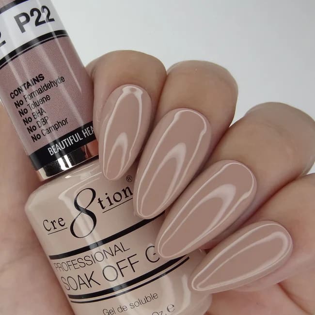 Cre8tion Gel P22 Pink French Collection 0.5oz OceanNailSupply