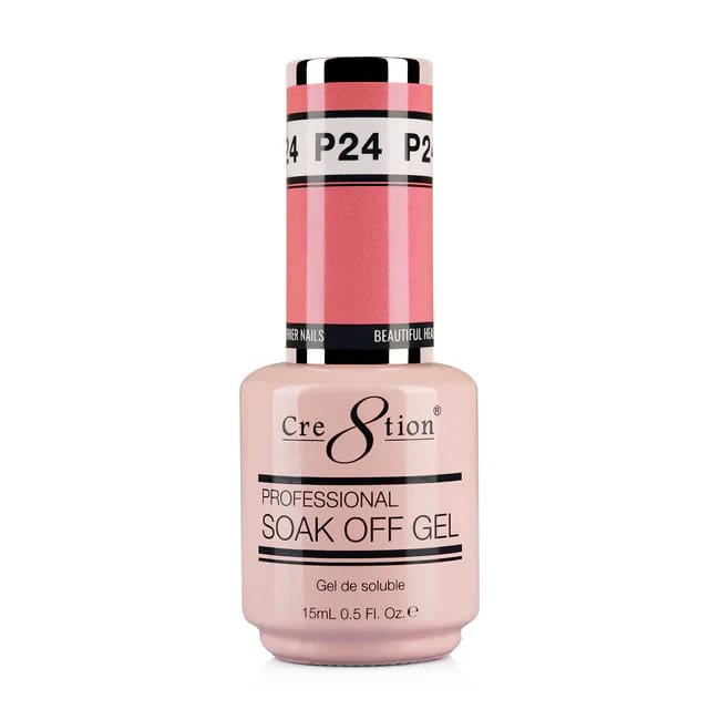 Cre8tion Gel P24 Pink French Collection 0.5oz OceanNailSupply